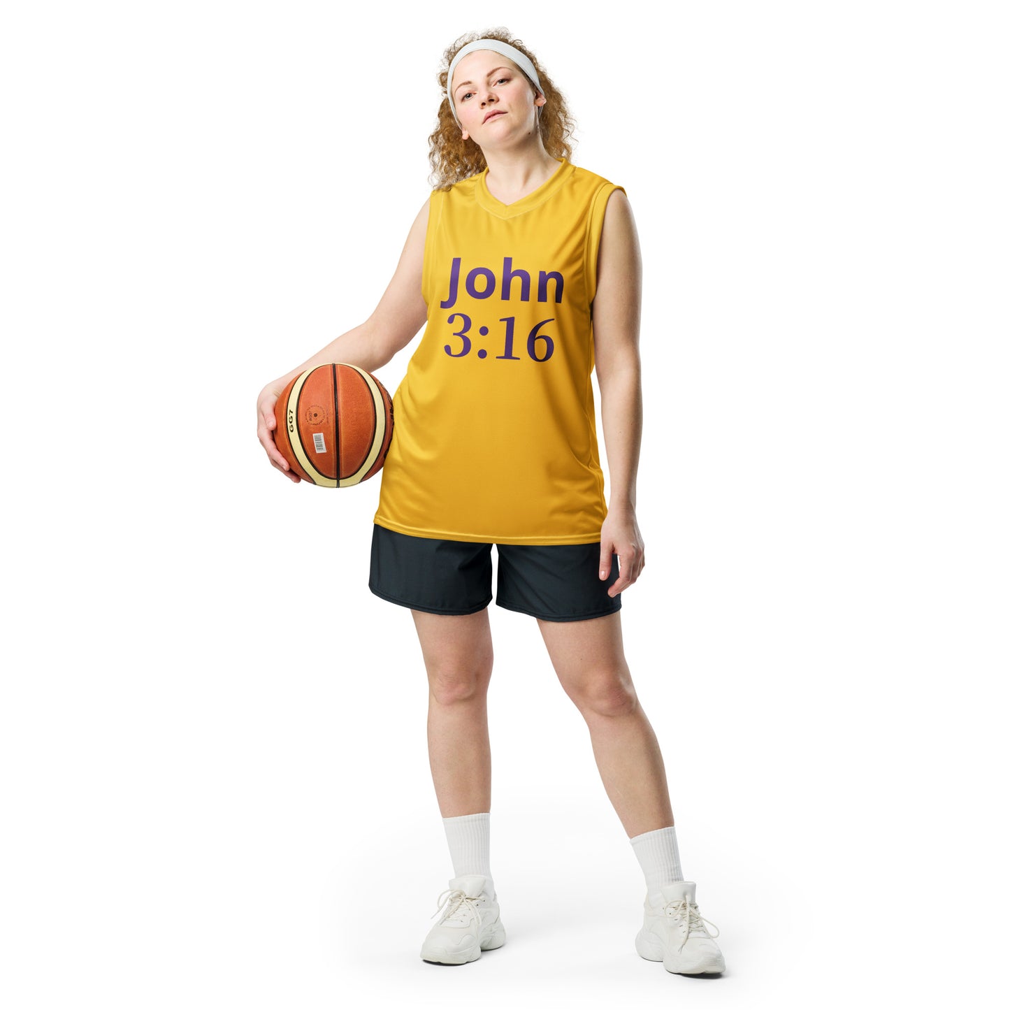 'John 3:16' unisex basketball jersey