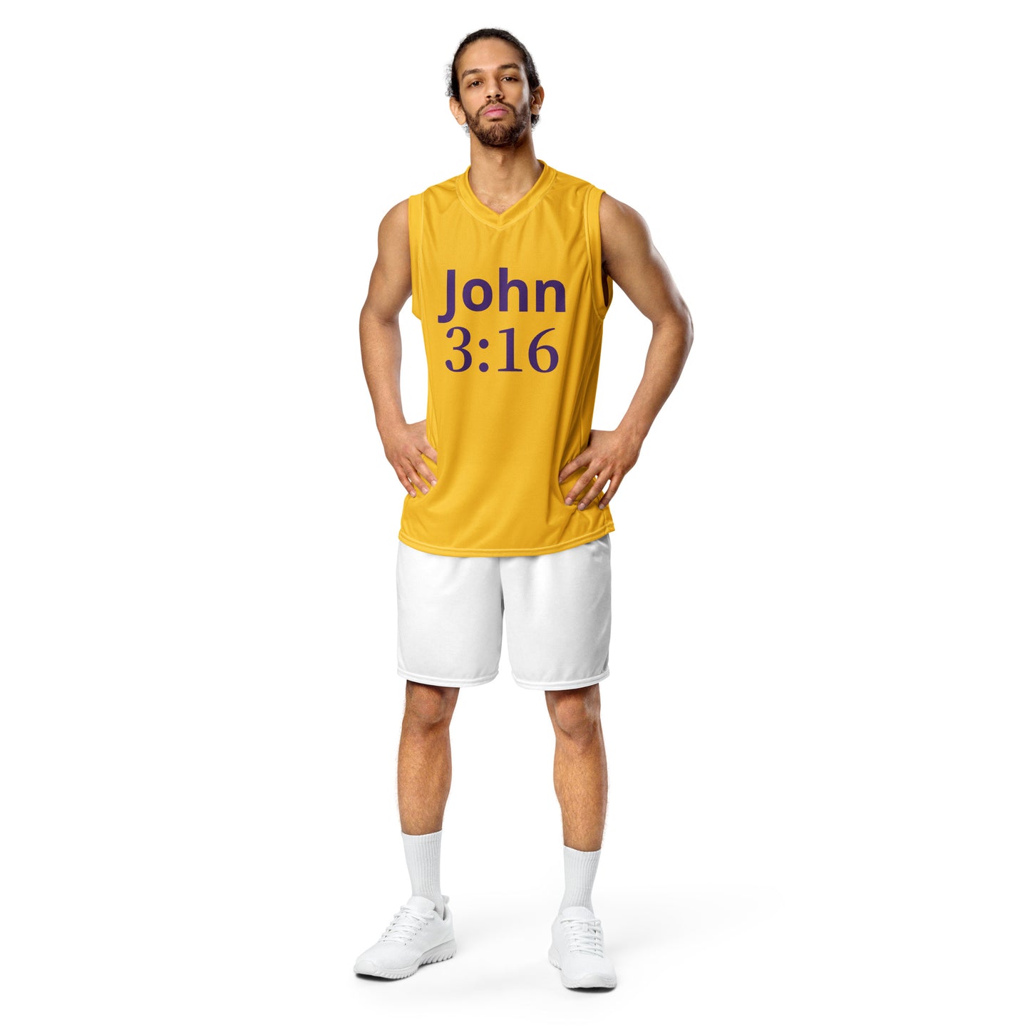 'John 3:16' unisex basketball jersey