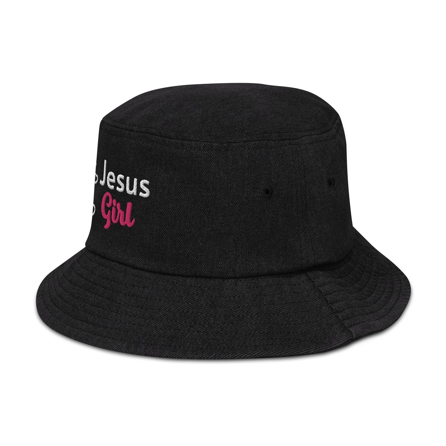 Jesus Girl - Denim bucket hat