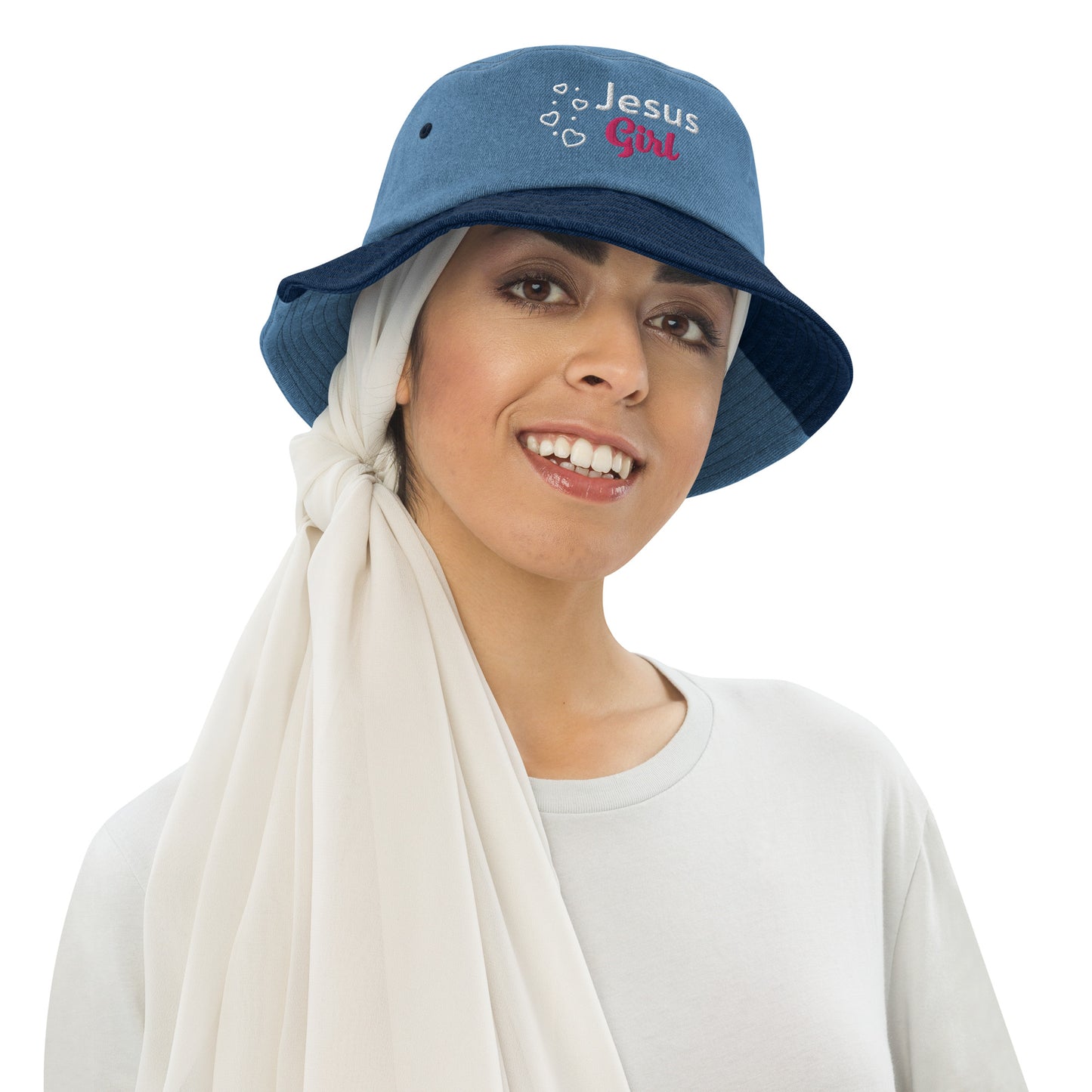 Jesus Girl - Denim bucket hat