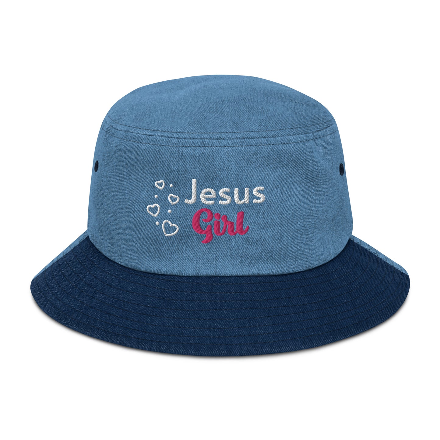 Jesus Girl - Denim bucket hat