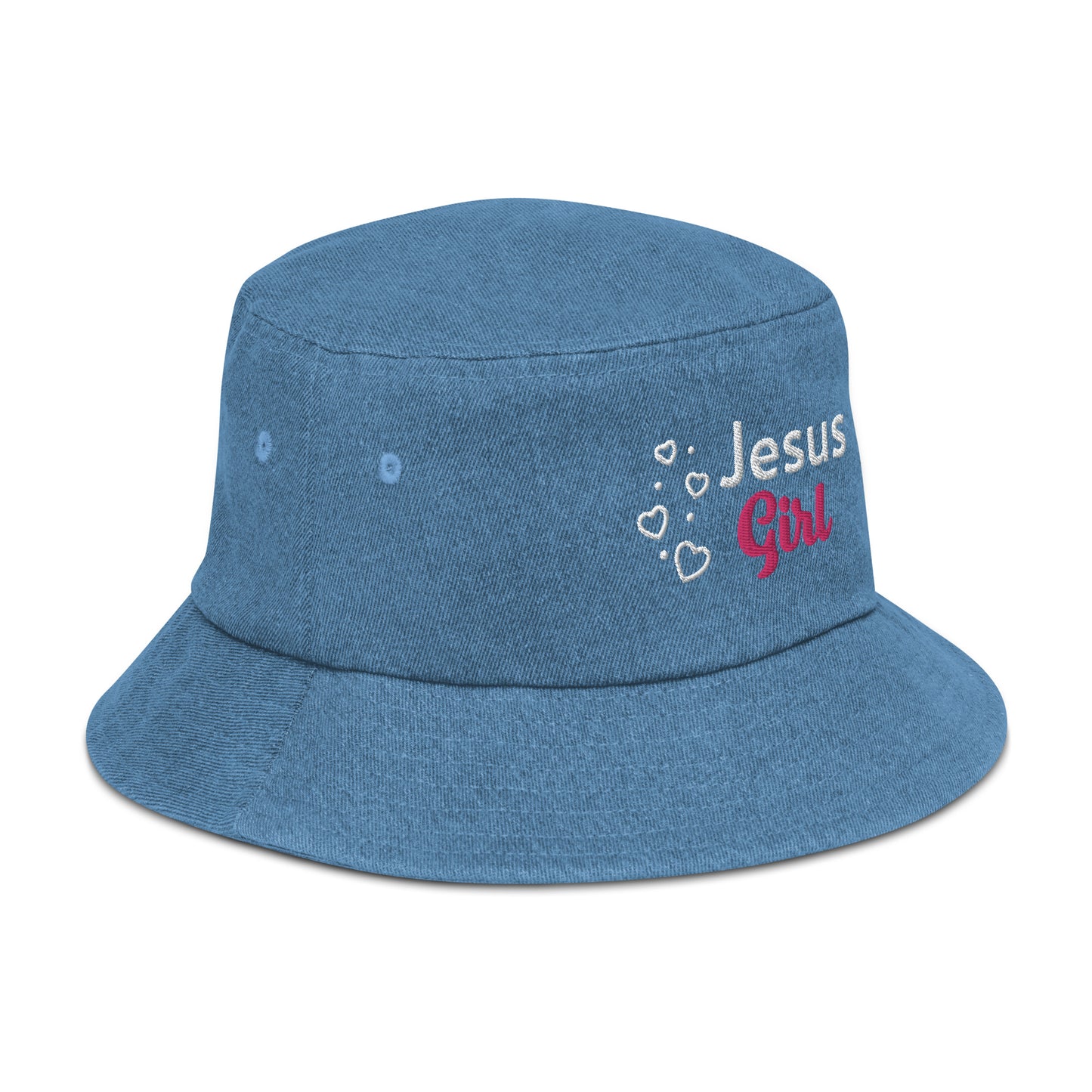 Jesus Girl - Denim bucket hat