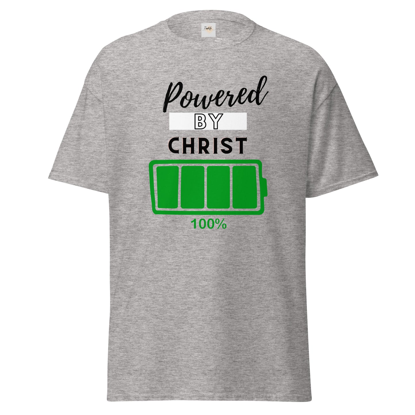 Powered by Christ - classic tee