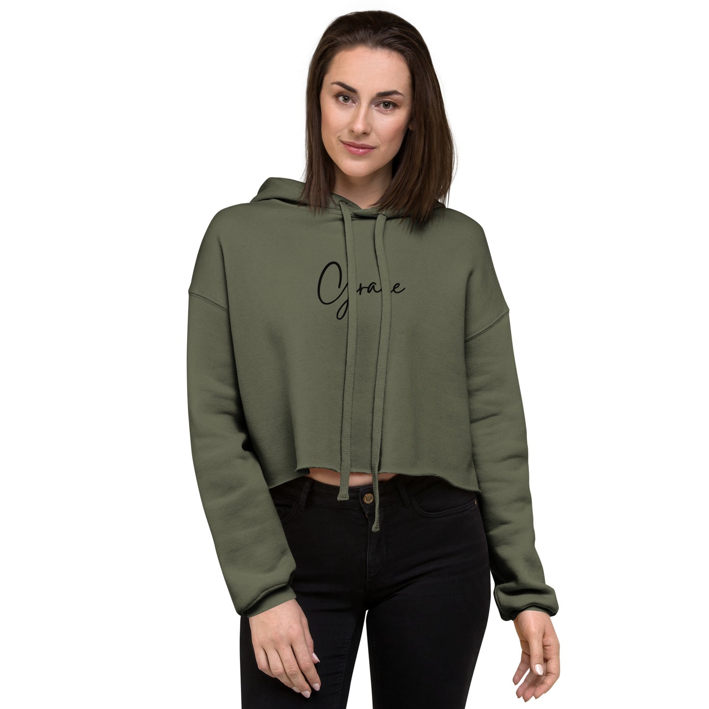 Grace - Crop Hoodie