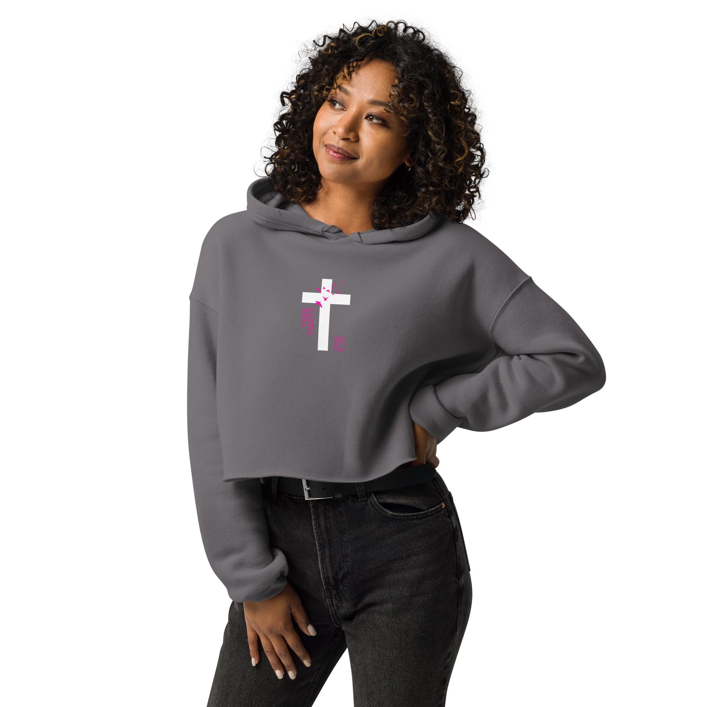 Free Indeed - Crop Hoodie