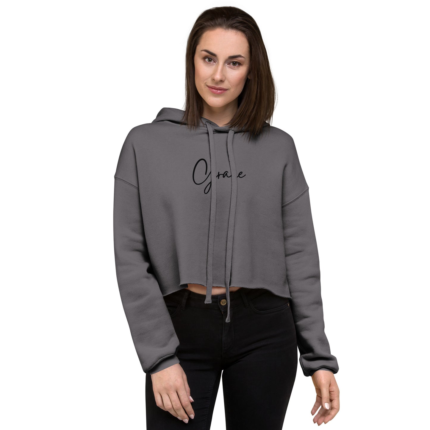 Grace - Crop Hoodie