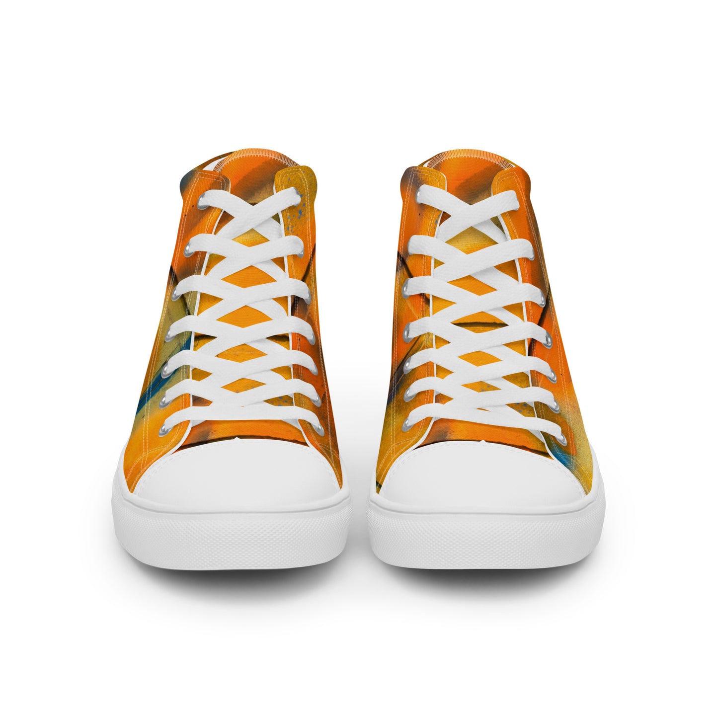 Restored Graffiti Women’s high top canvas shoes