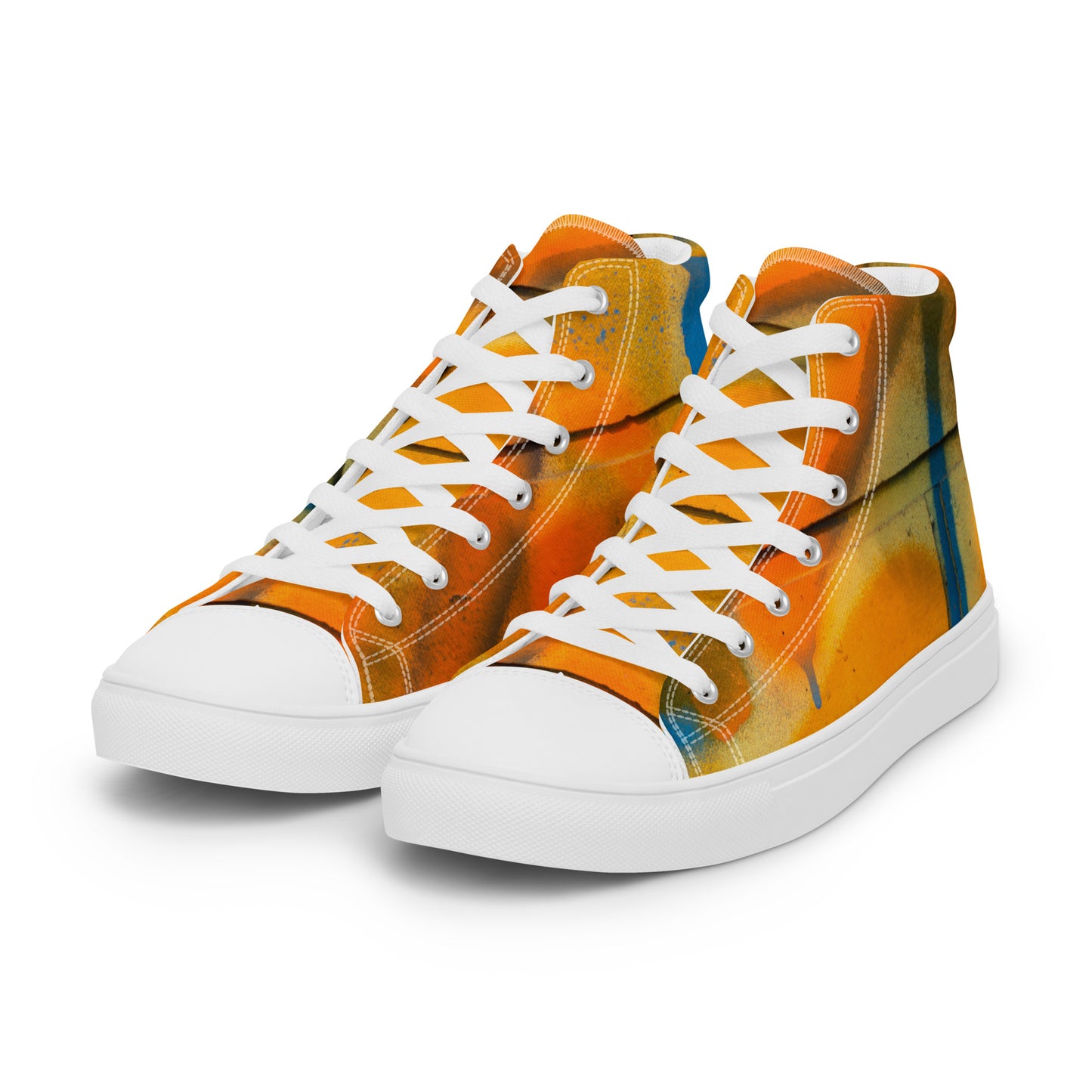 Restored Graffiti Women’s high top canvas shoes