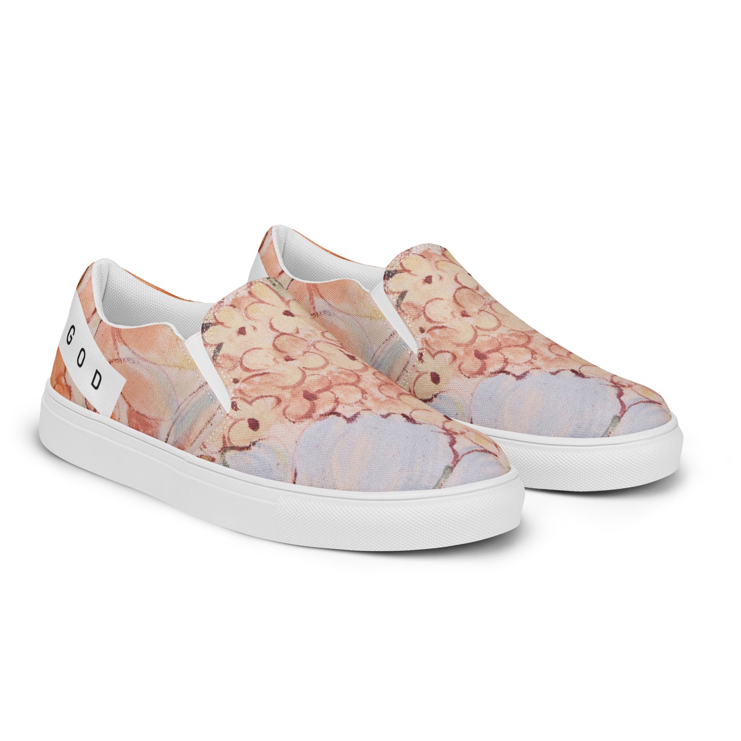 'Trust God' Women’s slip-on canvas shoes