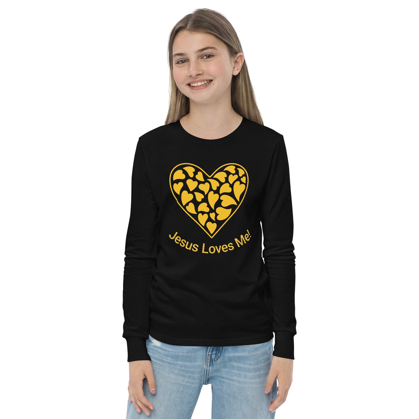 Jesus Loves Me! Youth long sleeve tee