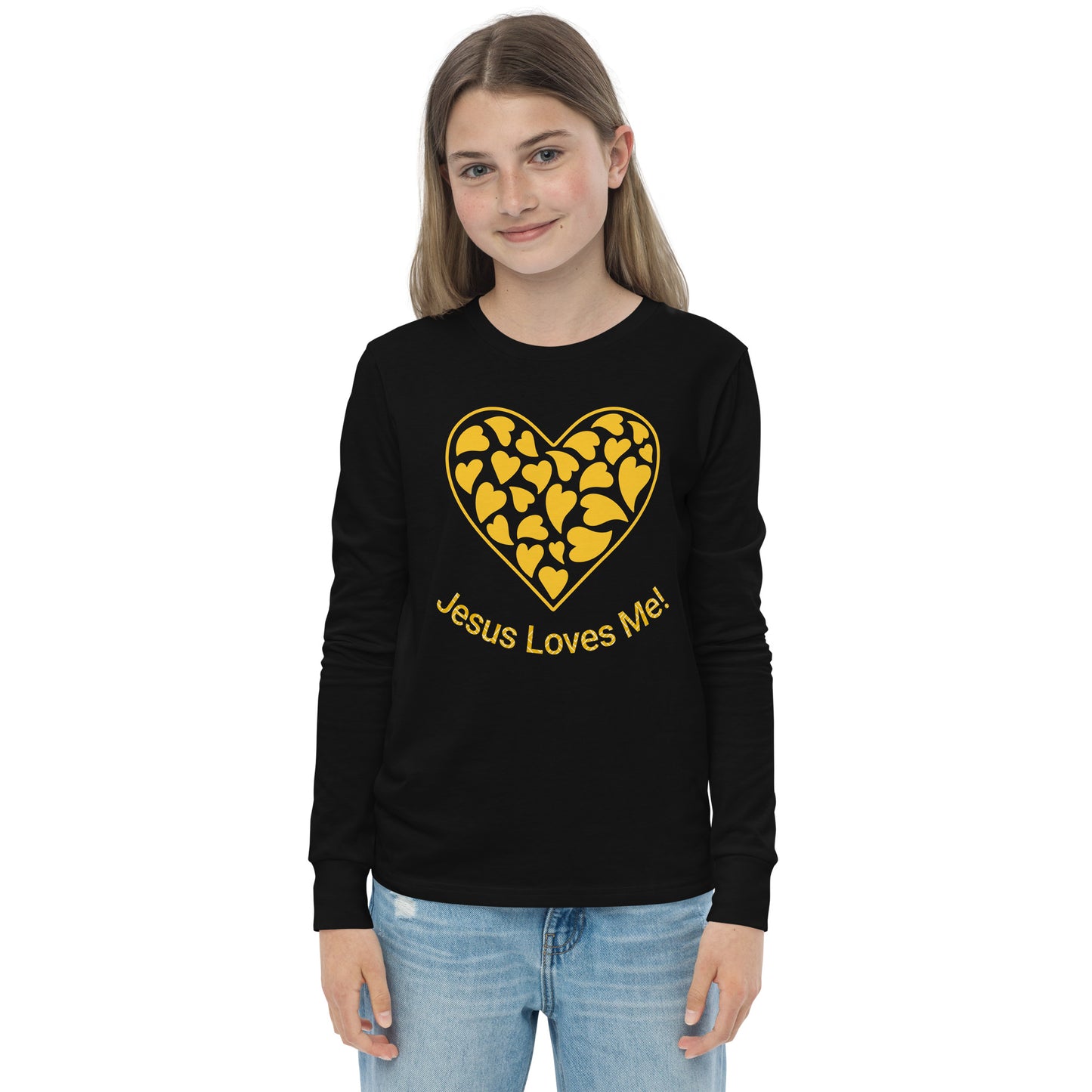 Jesus Loves Me! Youth long sleeve tee