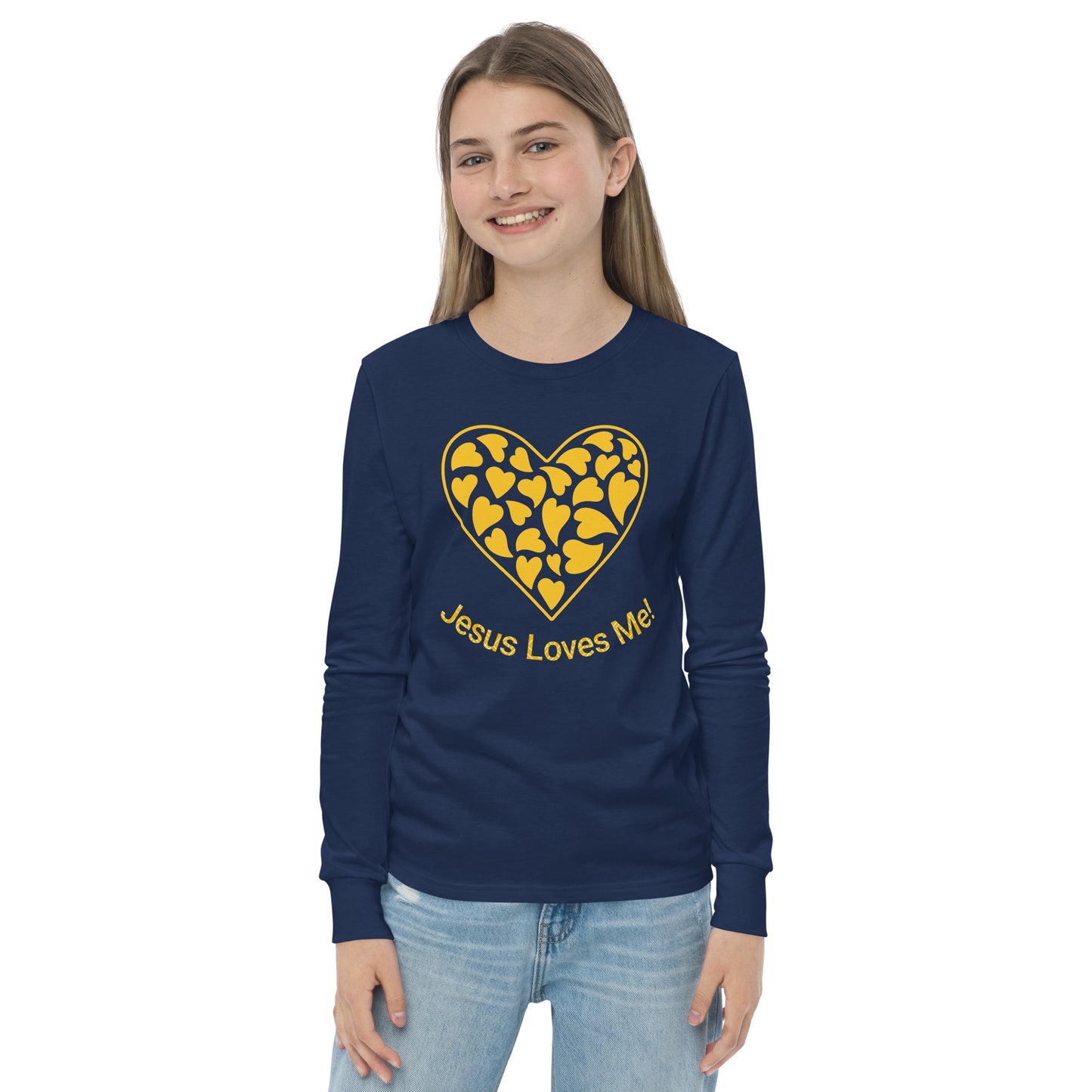 Jesus Loves Me! Youth long sleeve tee