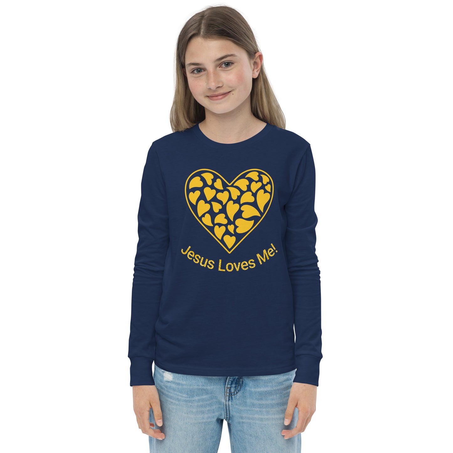 Jesus Loves Me! Youth long sleeve tee