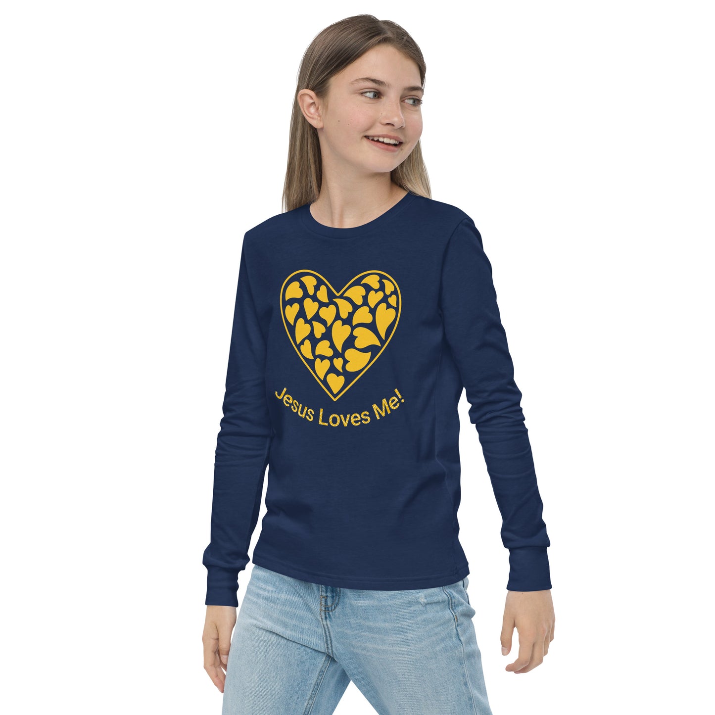 Jesus Loves Me! Youth long sleeve tee