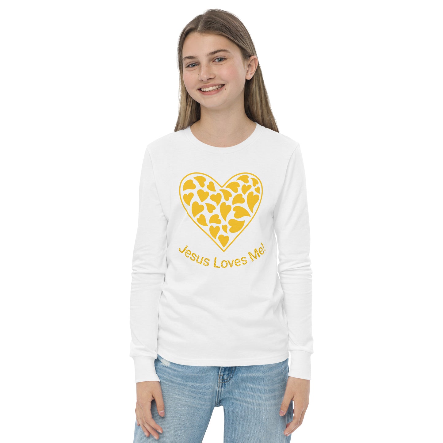 Jesus Loves Me! Youth long sleeve tee