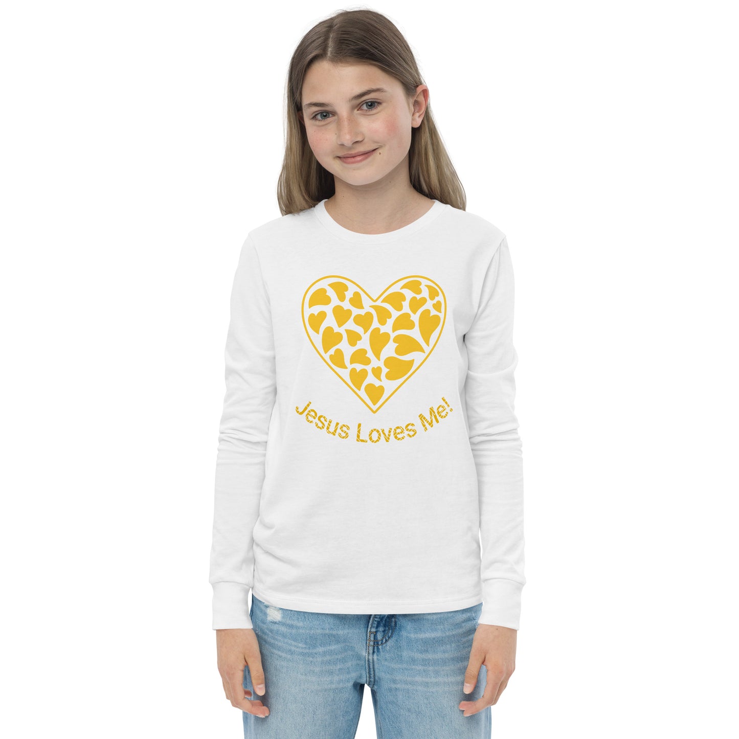 Jesus Loves Me! Youth long sleeve tee