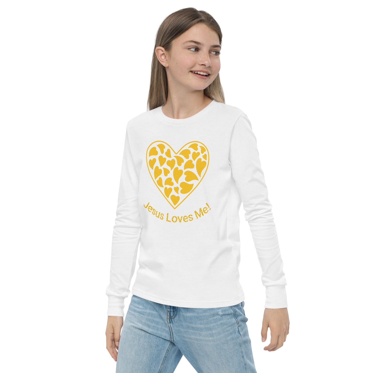 Jesus Loves Me! Youth long sleeve tee